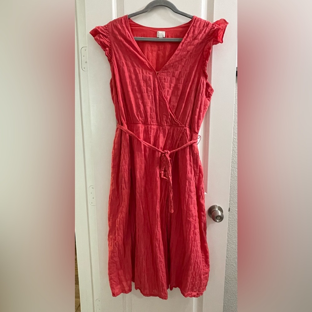 A New Day Faux Wrap Dress
